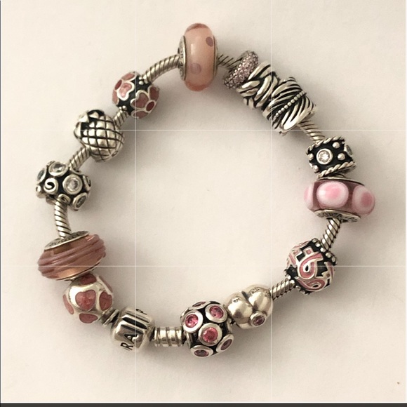 💕3/$85 “I Love You Hearts” PANDORA 925 Pink Charm - Picture 14 of 14